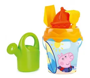 Smoby Peppa Pig Eimer mit Teekanne und Zubehör / ab 18 Monaten