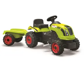 Smoby CLAAS Trettraktor mit Karren / ab 3 Jahren