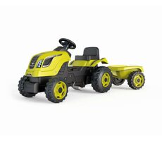 Smoby Trettraktor Farmer XL mit Wagen grün / ab 3 Jahren