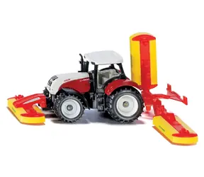 Siku Blister - Steyr Traktor mit Mähaufsätzen / ab 3 Jahren