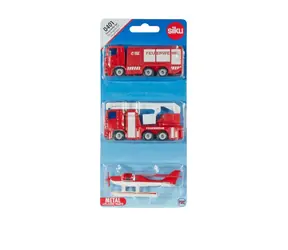 Siku Blisterset - Feuerwehrmann-Set 3-teilig / ab 3 Jahren