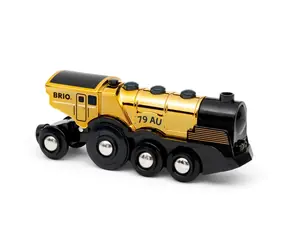 Brio Massive goldene Aktionslokomotive auf Batterien / ab 3 Jahren