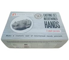 iQtech 3D Dual Set für Gipsabdrücke verschlungener Hände für 2 Personen