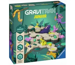 Ravensburger GraviTrax Junior Starterset L Jungle / Kugelbahn / 3 Kugeln / 100 Teile / ab 3 Jahren