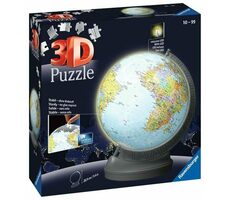 Ravensburger 3D Puzzle - Puzzle-Ball Leuchtglobus / 540 Teile / ab 10 Jahren