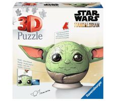 Ravensburger 3D Puzzle - Puzzle-Ball Star Wars: Baby Yoda mit Ohren / 72 Teile / ab 6 Jahren