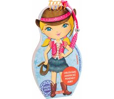 Presco Group Ella&Max Wir kleiden amerikanische Puppen AMY - Malbücher / Sprachversion: CZ / ab 3 Jahren