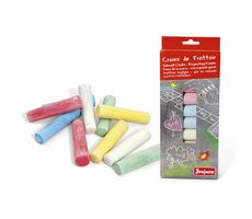 Jeujura Farbige Kreiden groß 10 Stück / ab 3 Jahren