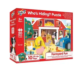 Galt Puzzle: Versteckspiel - Bauernhof / ab 2 Jahren