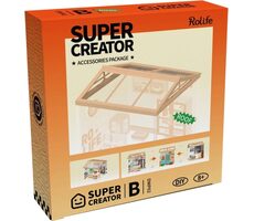 Robotime Abdeckung für Miniaturmodelle, Dachtyp B / ab 8 Jahren 