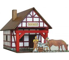 Walachei Holzklebeset Gitterschmiede / ab 8 Jahren / 39 Teile / Schwierigkeit: gering