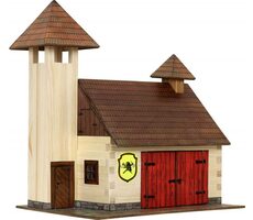 Walachia Holzklebebausatz Feuerwehr / ab 8 Jahren / 128 Teile / Schwierigkeit: gering