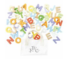Le Toy Van Petilou Letters in einer Leinentasche / ab 1,5 Jahren