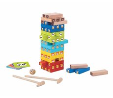 2Kinderspielzeug Jenga mit Tieren / ab 3 Jahren