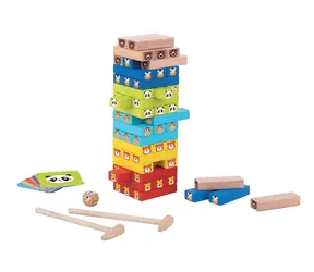 2Kinderspielzeug Jenga mit Tieren / ab 3 Jahren