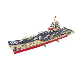 Woodcraft 3D-Holzpuzzle Flugzeug / 181 Teile / ab 8 Jahren / Schwierigkeitsgrad: einfach