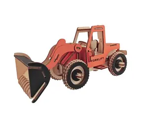 Woodcraft Holz-3D-Puzzle Bagger / 79 Teile / ab 8 Jahren / Schwierigkeit: einfach