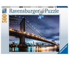 Ravensburger Brücke über den Fluss / 500 Teile / ab 14 Jahren