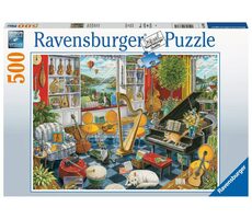 Ravensburger Musikzimmer / 500 Teile / ab 14 Jahren