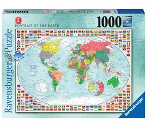 Ravensburger Weltkarte - 1000 Teile / ab 14 Jahren