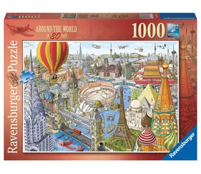 Ravensburger In 80 Tagen um die Welt / 1000 Stück / ab 14 Jahren