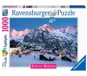 Ravensburger Atemberaubende Berge Berner Oberland Mürren in der Schweiz / 1000 Stück / ab 14 Jahren