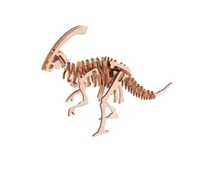 Woodcraft 3D-Holzpuzzle Parasaurolophus - 31 Teile / ab 8 Jahren / Schwierigkeit: einfach