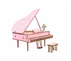 Woodcraft Holz-3D-Puzzle Klavier / 78 Teile / ab 8 Jahren / Schwierigkeitsgrad: leicht 