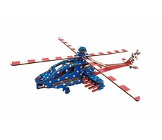 Woodcraft 3D-Holzpuzzle Amerikanischer Kampfhubschrauber Apache / 82 Teile / ab 8 Jahren / Schwierigkeitsgrad: leicht 