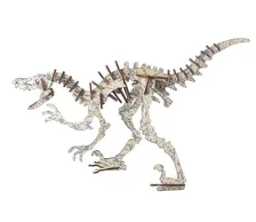 Woodcraft 3D-Puzzle aus Holz Peinonychus / 40 Teile / ab 8 Jahren / Schwierigkeit: leicht 