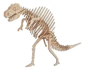 Woodcraft Holz-3D-Puzzle Spinosaurus / 38 Teile / ab 8 Jahren / Schwierigkeit: einfach 