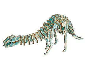 Woodcraft 3D-Holzpuzzle Diplodocus / 40 Teile / ab 8 Jahren / Schwierigkeitsgrad: einfach 