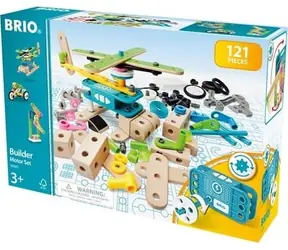 Brio Bausatz BUILDER-Set mit Motor / ab 3 Jahren 