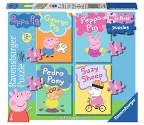 Ravensburger Mein erstes Puzzle Peppa Pig 2/3/4/5 Teile / ab 18 Monaten 