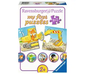 Ravensburger Mein erstes Puzzle Tierbaustelle 9x2 Teile / ab 2 Jahren 