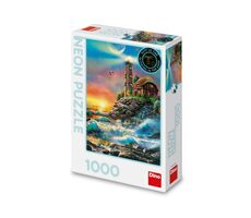 Dino Leuchtturm - Neon / 1000 Teile / ab 15 Jahren