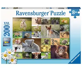 Ravensburger Collage aus Tierbabys / 200 Teile / Ab: 6 Jahre