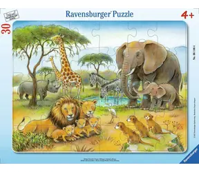 Ravensburger Afrikanische Tierwelt - 30 Teile / ab 4 Jahren 