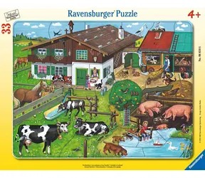 Ravensburger Tierfamilien auf dem Bauernhof / 33 Teile / ab 4 Jahren 