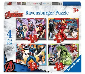 Ravensburger MARVEL Avengers 4 in 1 / 12+16+20+24 Teile / ab 3 Jahren