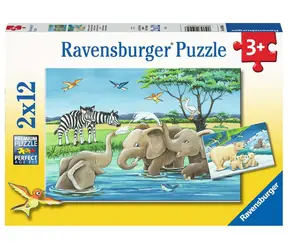Ravensburger Tiere aus aller Welt / 2x12 Stück / ab 3 Jahren 
