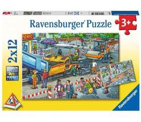 Ravensburger Bauarbeiten - 2x12 Teile / ab 3 Jahren 