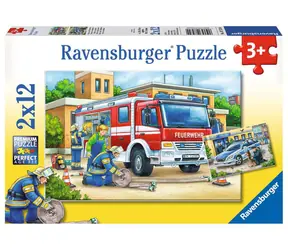 Ravensburger Polizei und Feuerwehr / 2x12 Teile / ab 3 Jahren 