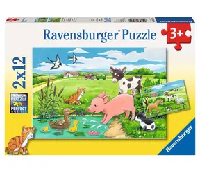 Ravensburger Jungtiere auf dem Bauernhof / 2x12 Stück / ab 3 Jahren 