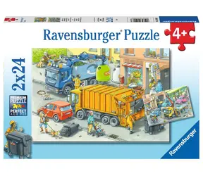 Ravensburger Reinigungs- und Abschleppdienst / 2x24 Teile / ab 4 Jahren 