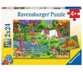Ravensburger Niedliche Fantasy-Motive / 2x24 Stück / ab 4 Jahren 