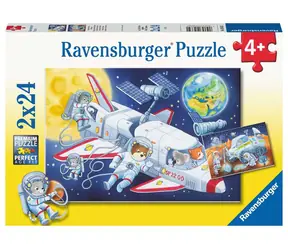 Ravensburger Reise durch den Weltraum / 2x24 Teile / ab 4 Jahren 