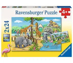 Ravensburger Wildtiere / 2x24 Stück / ab 4 Jahren 