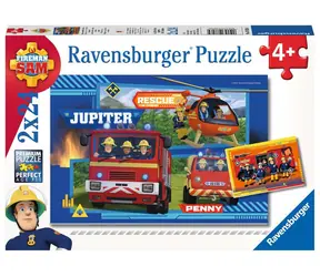 Ravensburger Feuerwehrmann Sam: Lasst uns das Feuer löschen - 2x24 Teile / ab 4 Jahren 