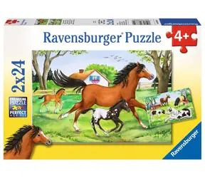 Ravensburger Welt der Pferde / 2x24 Teile / ab 4 Jahren 